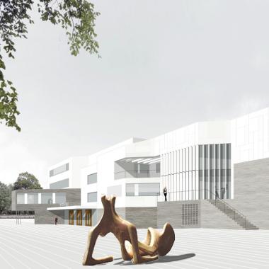 Stadthalle Gütersloh - Neugestaltung Fassade Stadthalle Gütersloh