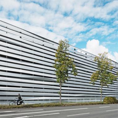 Parkhaus Uni Münster - Fassadengestaltung Parkhaus am Coesfelder Kreuz in Münster
