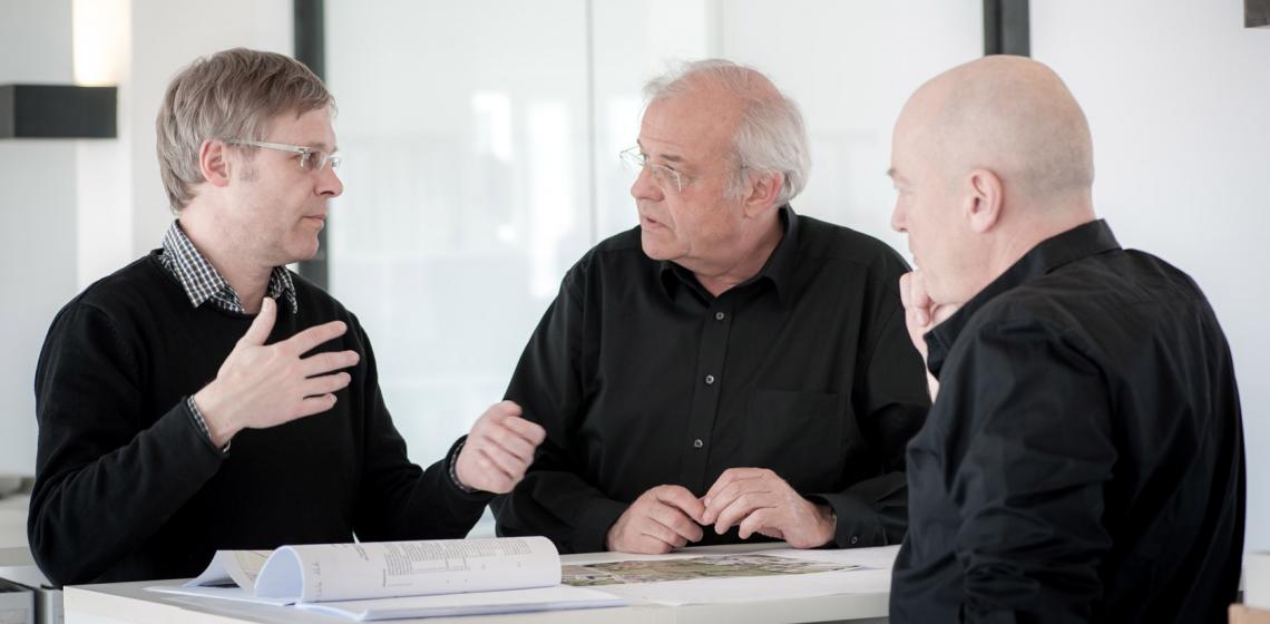 Die Architekten Hartig, Meyer und Wömpner